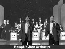 Hudson & Saleeby with the Big Band, the Memphis Jazz Orchestra